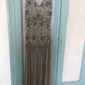 Beaded prom or evening dress